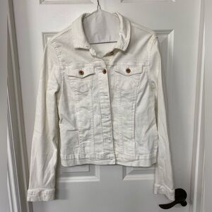 White denim jacket